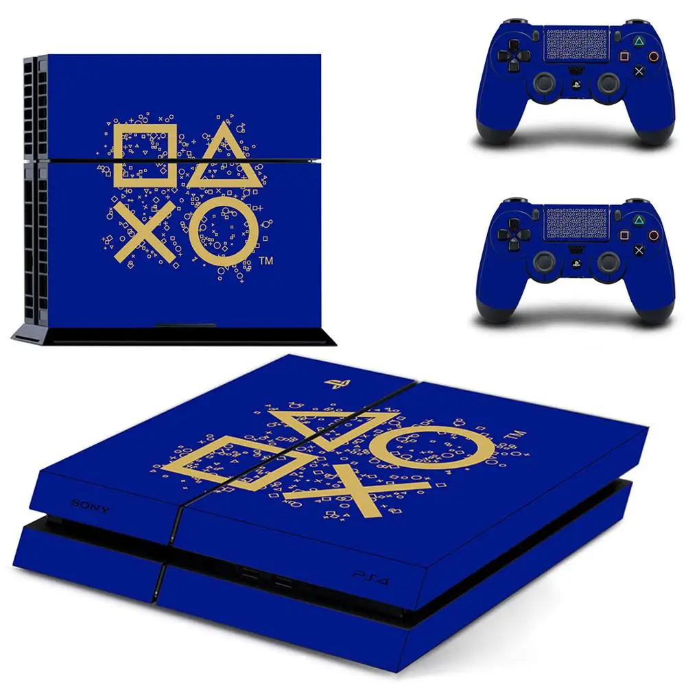 Наклейка для консоли PS4 полное покрытие Виниловая наклейка PlayStation 4 и