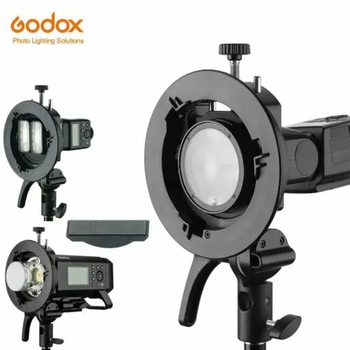 Держатель JINTU Godox S2 Bowens для вспышки V1 AD400PRO AD200pro|Светоотражатели| |