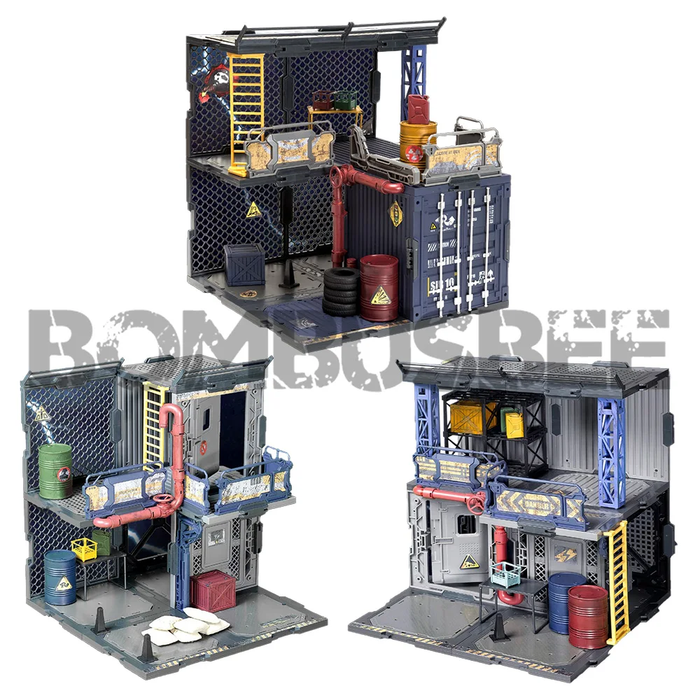 

[В наличии] свежая Ретро сцена FR в коробке сиб08 Outpost сиб09 баззар сиб10 контейнер для склада SIB 3D набор для строительства Диона игрушки