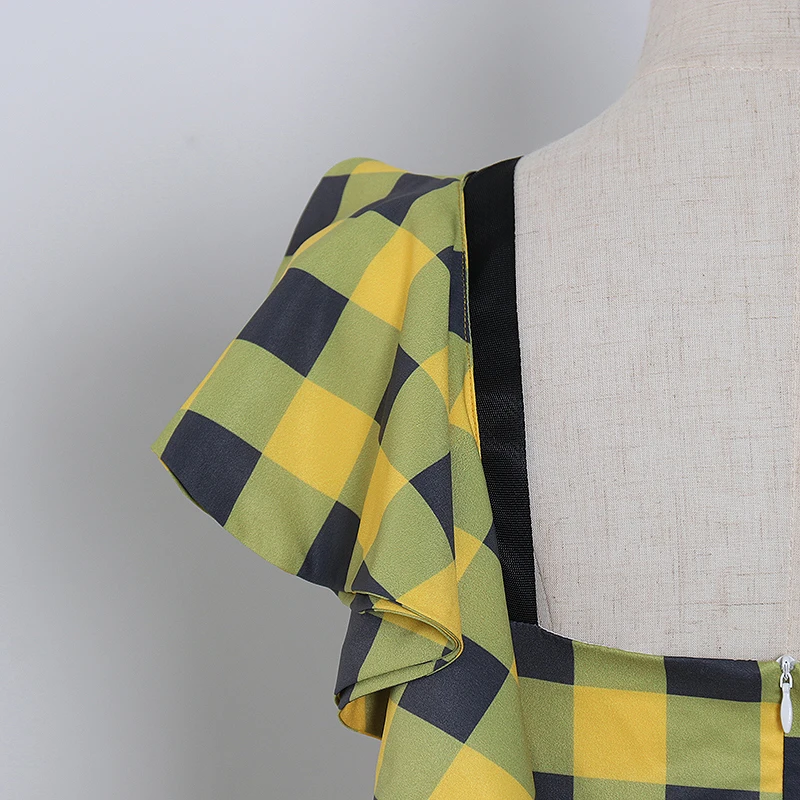 Платье TWOTWINSTYLE без рукавов ассиметричное на одно плечо с высокой талией оборками