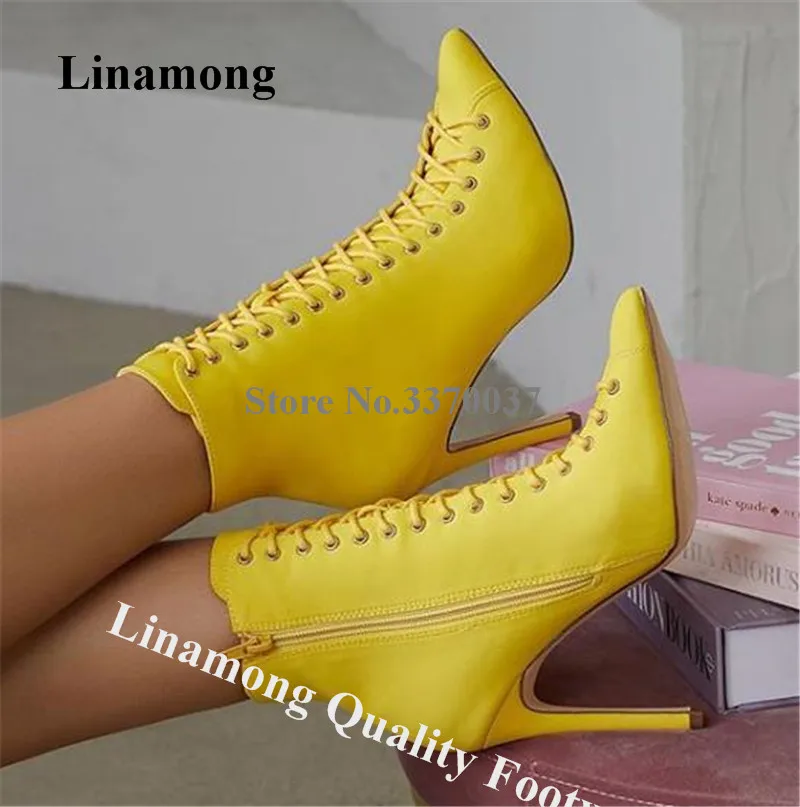 Женские замшевые Ботильоны на каблуке шпильке с острым носком|Женские