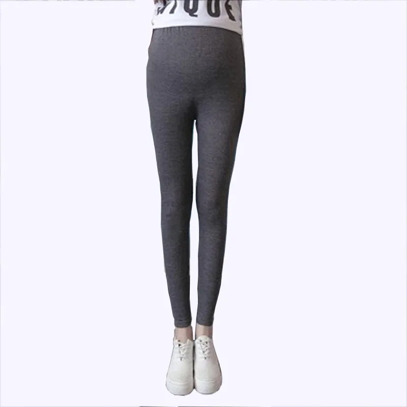 Летние Леггинсы для беременных с поддержкой живота обтягивающие эластичные