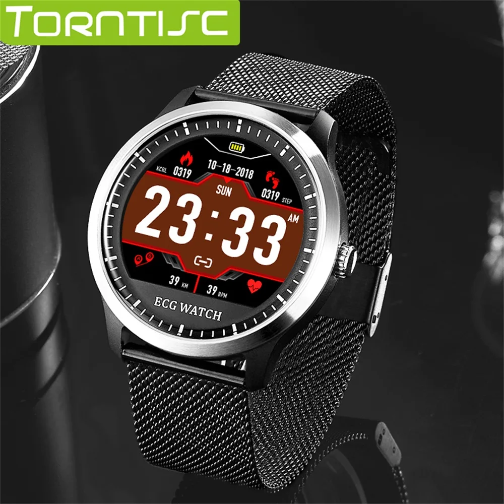 Torntisc AK47, металлический чехол, Смарт-часы для мужчин и женщин, ЭКГ PPG IP67, водонепроницаемый монитор сердечного ритма, кровяное давление, умные часы для пожилых людей