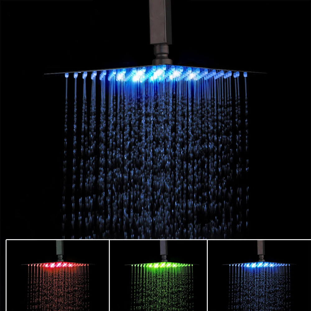 Насадка для душа YANKSMART матовая черная с душевой лейкой Набор смесителей
