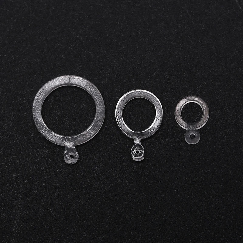 

100pcs/lot Rig Rings Blowback Rig Ring Round Matt Black Terminal Tackle Carp Fishing Accessories