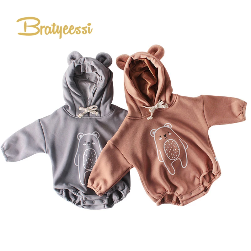 Зимний Детский комбинезон с плюшевой подкладкой для младенцев мальчиков девочек