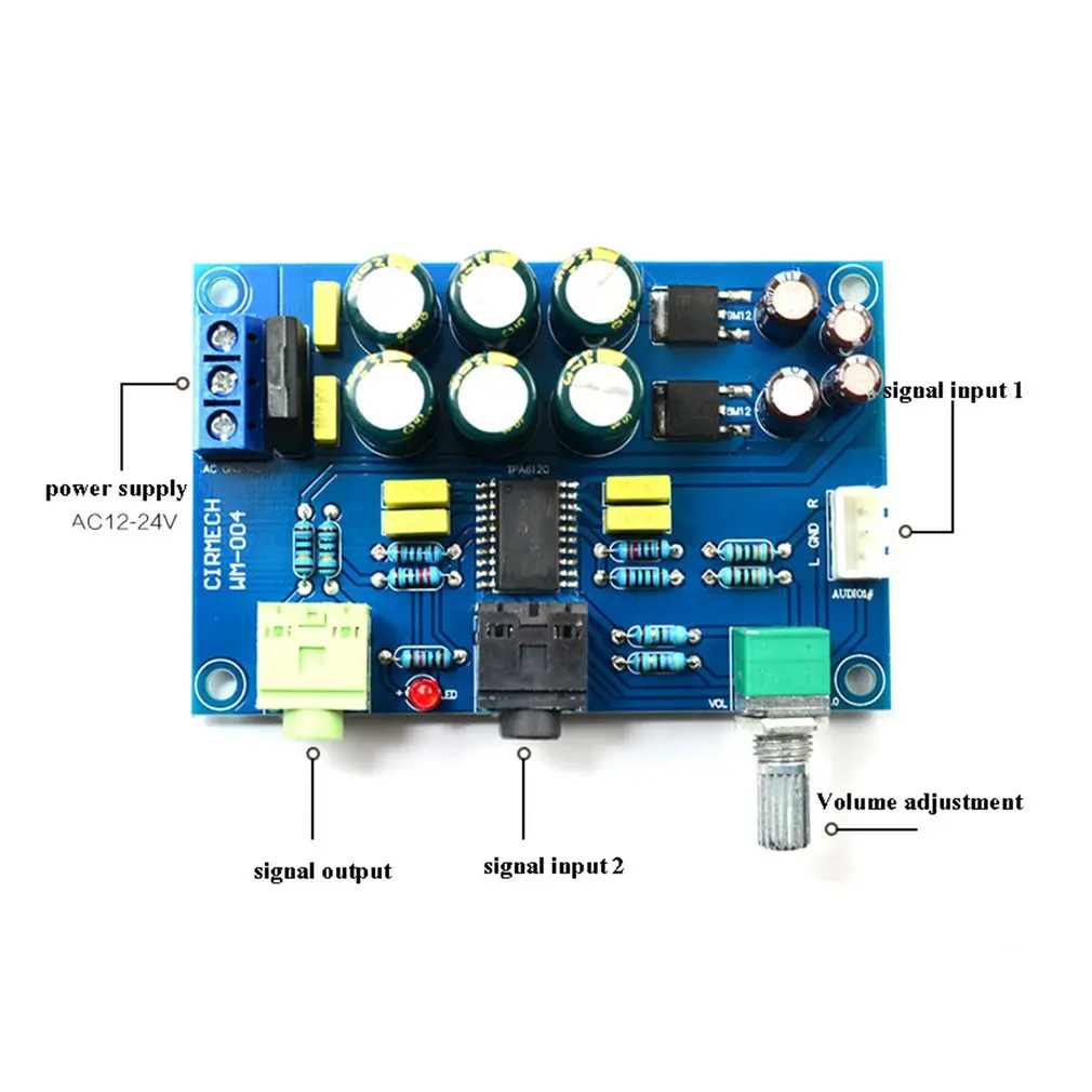 TPA6120 усилитель для наушников плата TPA6120A2 hifi нулевой шум Amplificador доска DIY/Готовая |