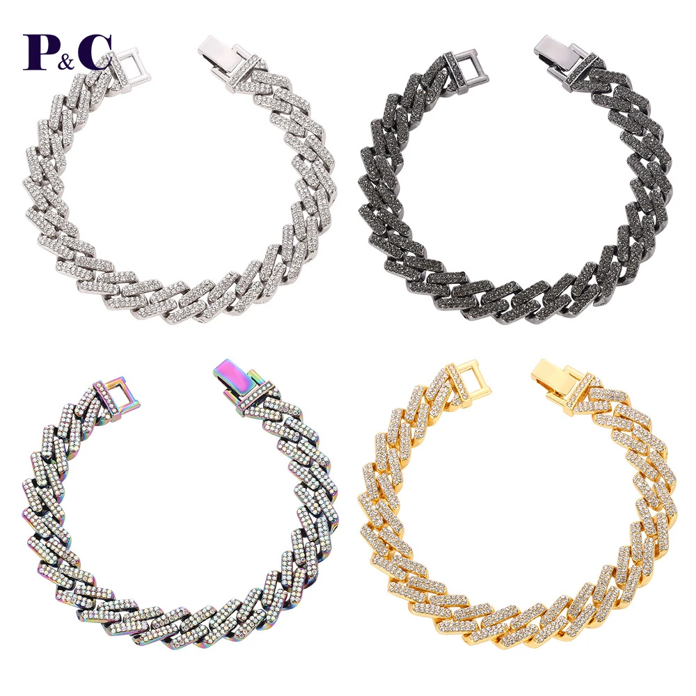 

10 дюймов металлическая кубинская цепочка, ножной браслет для женщин и мужчин, стразы, золотой, серебряный цвет, кубинская ножка, браслет в ст...