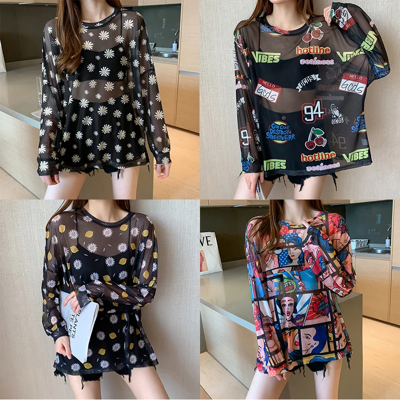 

Oteele Women T-shirt 2021 Summer O-Neck Solid Printing Loose Tops Casual Comfortable Breathable Polyester Shirts Office Laddy