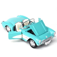 maisto 124 1957 chevrolet corvette sports car static die cast vehicles collectible model car toys
