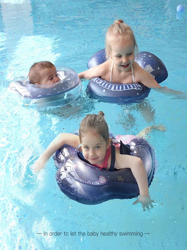 

Children Swimming Ring Baby Armpit Rings 1-6 Years Old Infant Inflatable Lying Pool Floater Child Beach Pools Toys Swim Trainer