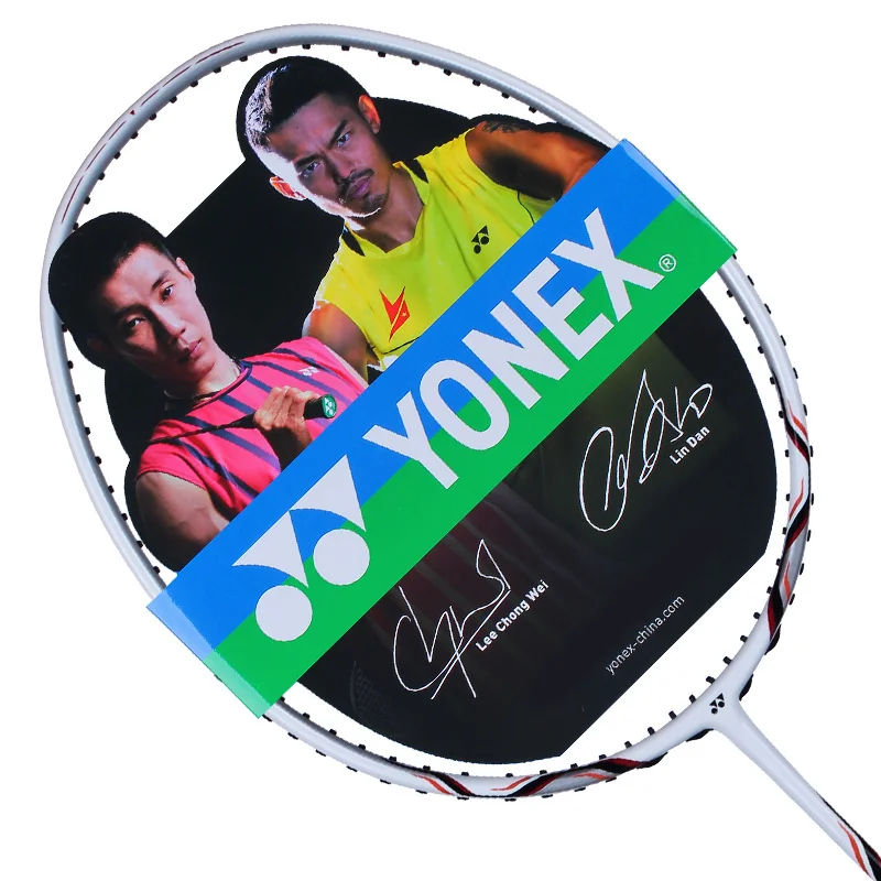 Подлинная ракетка Yonex Nr 180 для бадминтона Yy Super Light Off полностью углеродное волокно ракетка с натянутым