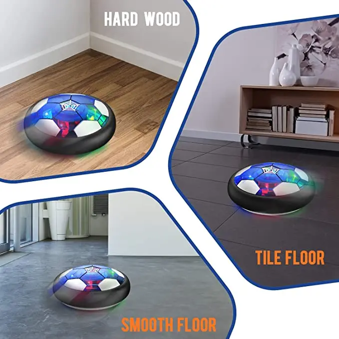 Воздушный мощный футбольный диск комнатная футбольная игрушка цветной