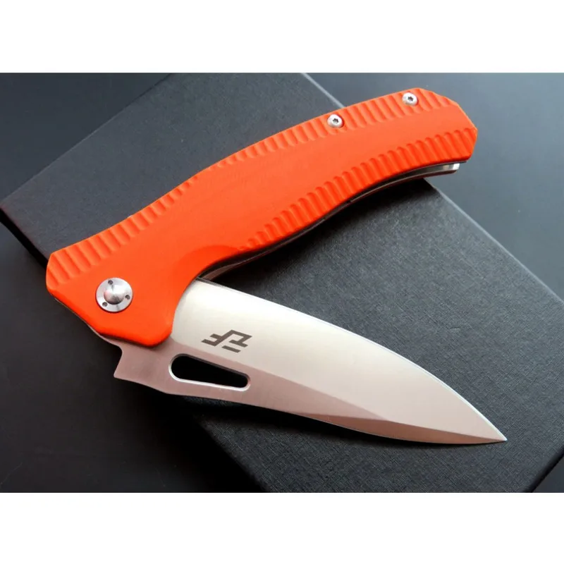 

EF75 Folding Knife D2 Steel G10 Handle Outdoor Survival Camping Self Defense Hunting Pocket Military Tactical Knife EDC Tool