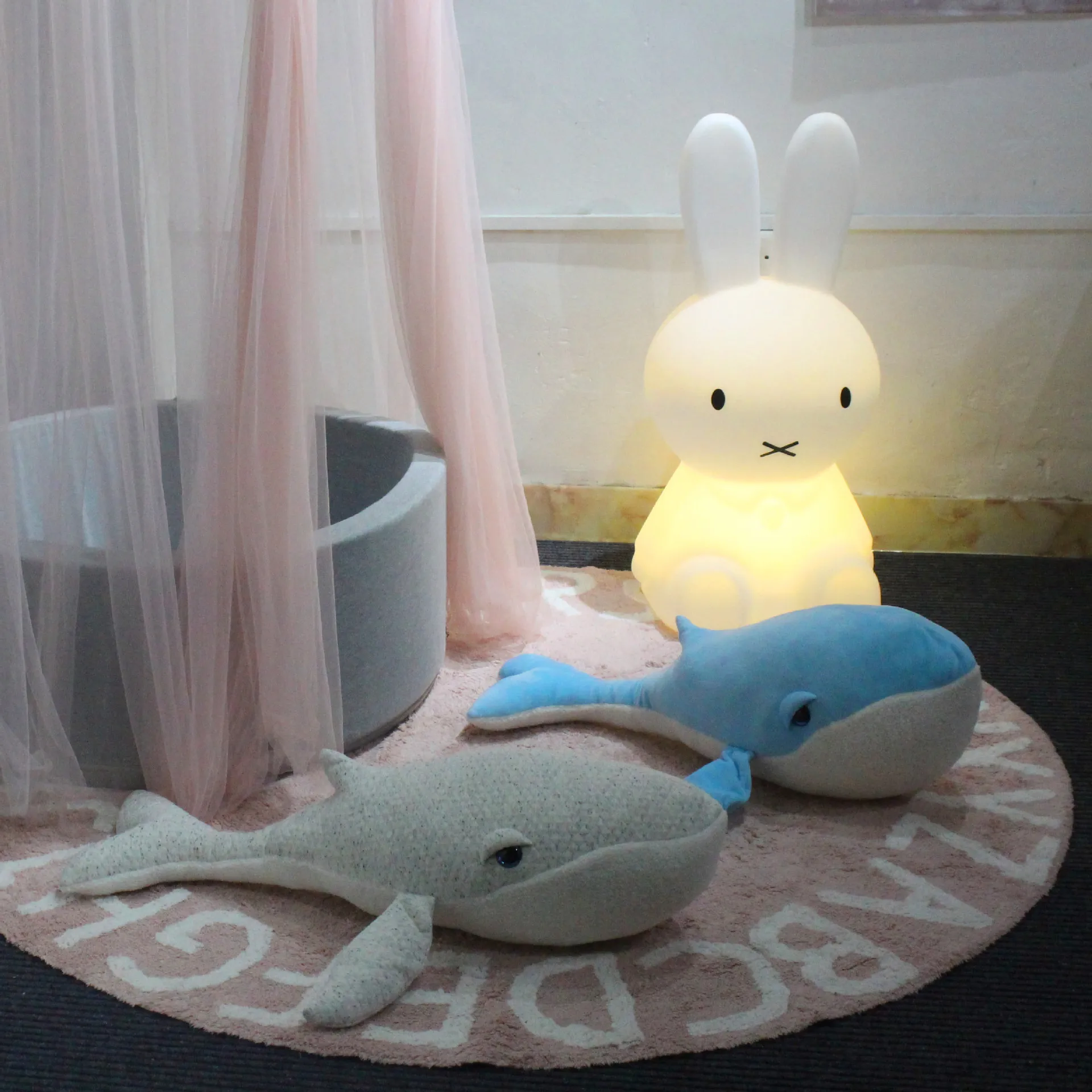 Большие милые животные Дельфин Осьминог диванная набивная подушка плюшевые