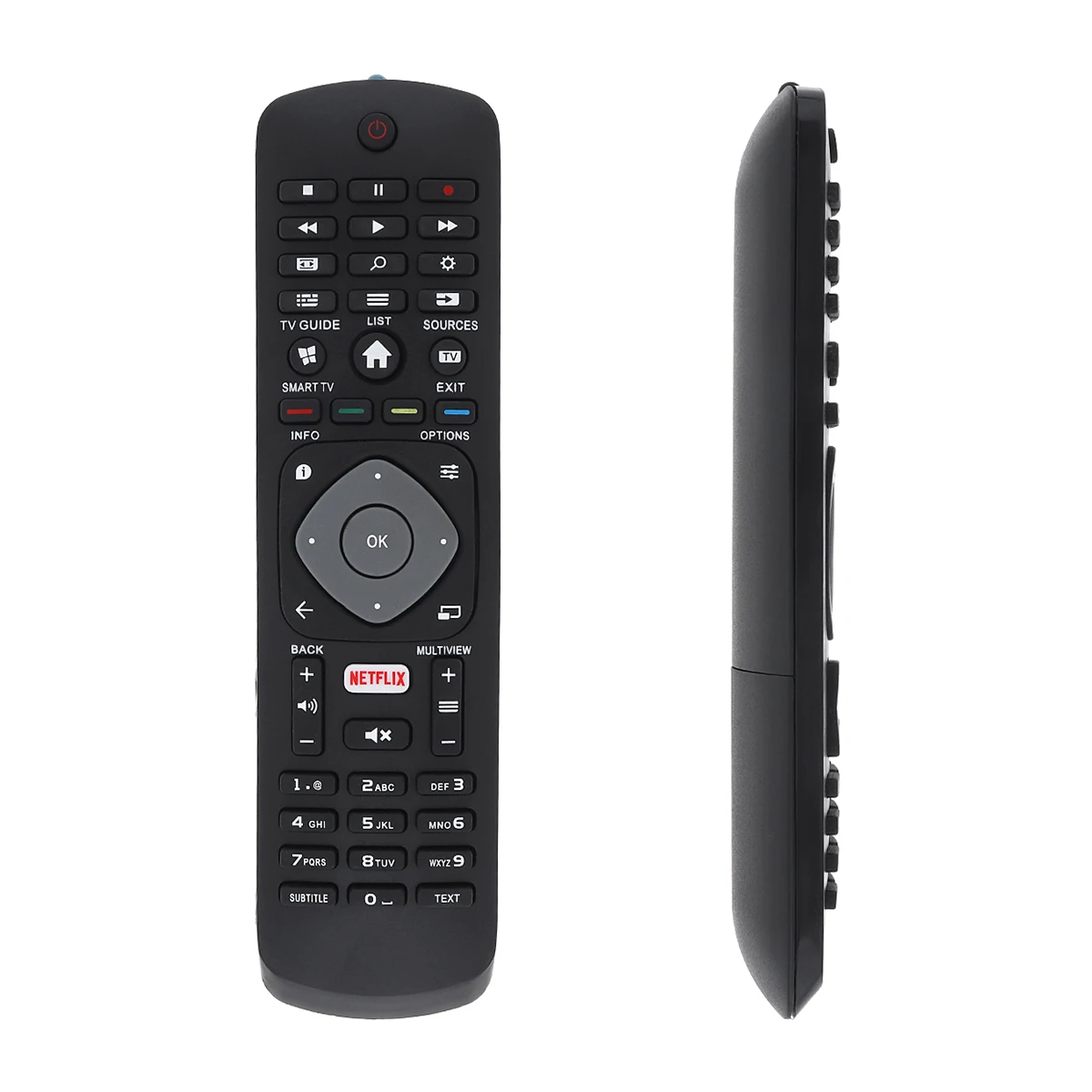 

TV IR Remote Control Infrared Remote Controller Replacement Fit for Philips Smart TV with NETFLIX HOF16H303GPD24 398GR08B