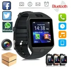 Цифровые часы-браслет Bluetooth DZ09 Q18, Смарт-часы с SIM-картой, фитнес-трекер, Relogio Relojes с камерой, телефоном на IOS и Android