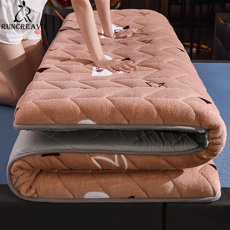 

Детский бархатный матрас, обивка, бытовой зимний бархат из ягненка, плотный Теплый матрас, магазин татами, губка, жесткая подушка