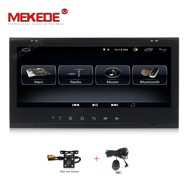 add camera MEKEDE Android 8,1 8. 8 дюймов Автомобильный DVD VW Touareg Multivan T5(2002-2010) gps 3g BT Радио RDS USB рулевое колесо Canbus - Цвет: add camera
