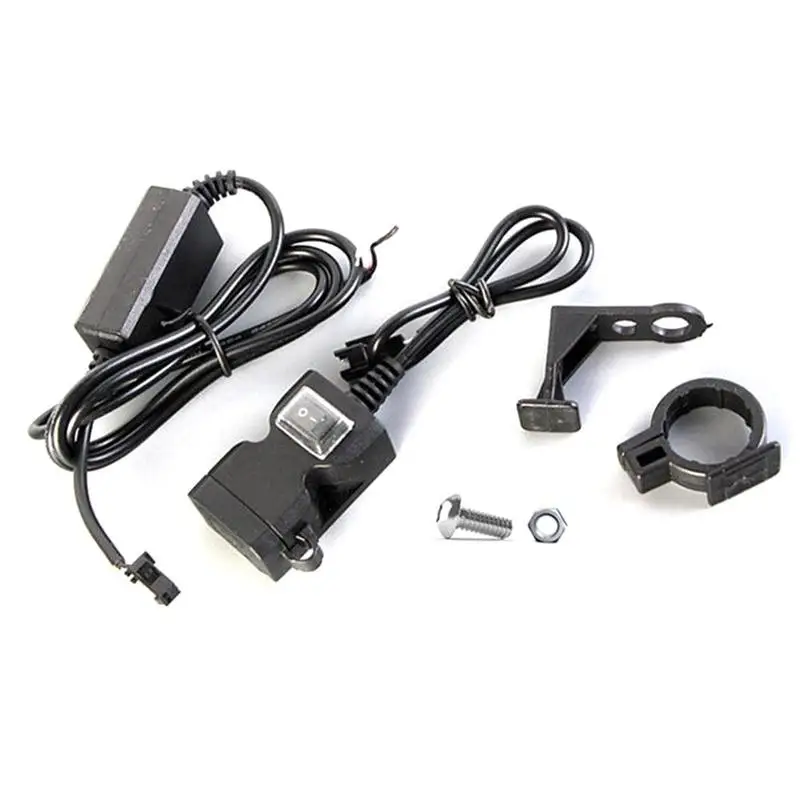 Зарядное устройство на руль мотоцикла с двумя USB портами 12 В 5 2 1 А| |