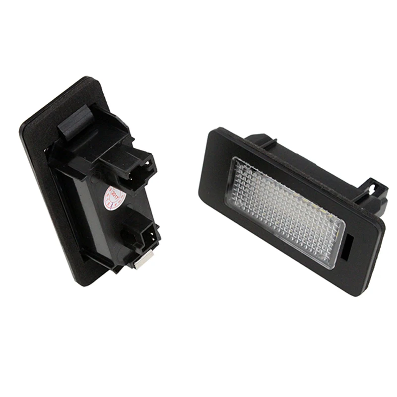 HAUSNN 2X Car LED 24SMD License Plate Light Number Lamp 12V for Skoda Fabia Superb Yeti | Автомобили и мотоциклы