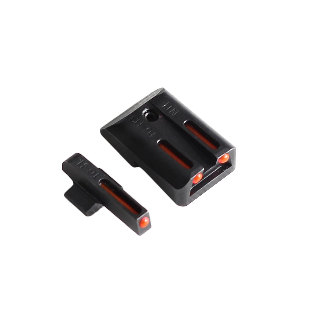 Tactical Fiber Optic Front Rear Sight Set Red Green for Hunting 1911 CUT .270/.450 Gun Pistol Handgun | Спорт и развлечения