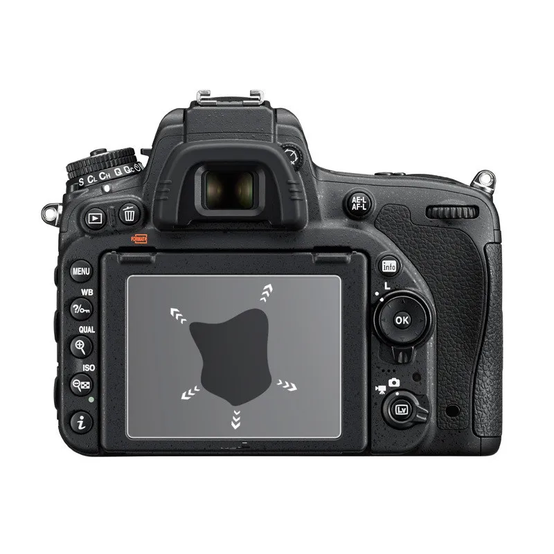 Закаленное стекло для камеры Nikon B500 D500 D600 D610 D750 D800 D810 D850 D90 D3000 D3100 D3200 2 шт. |