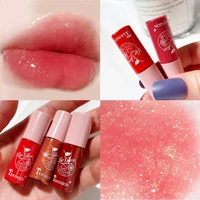 waterproof transparent lip gloss velvet matte lipstick long lasting moisturizing lip glaze non stick cup make up cosmetics