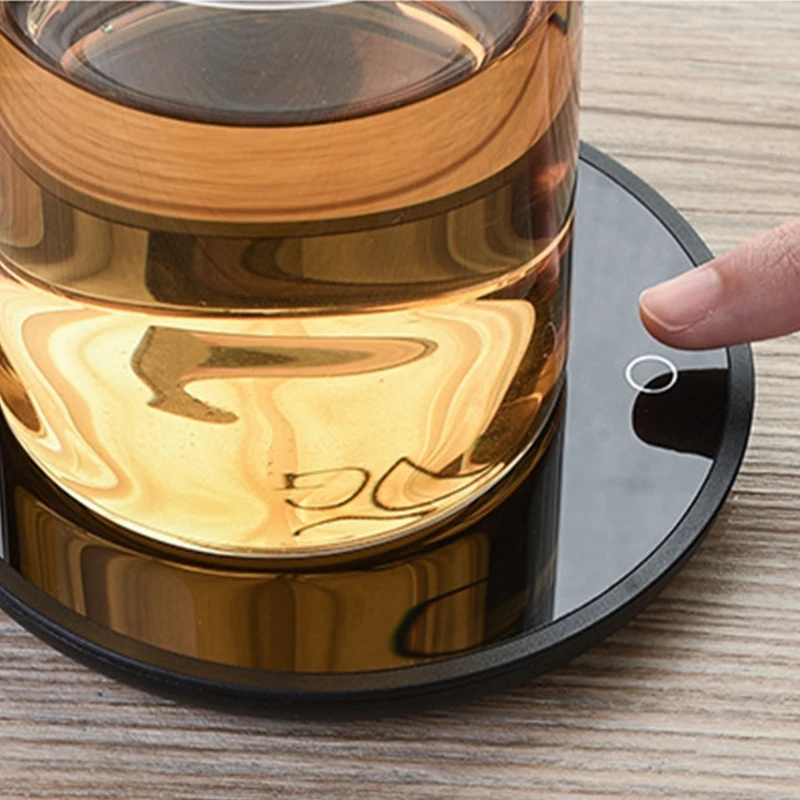 

Heater Mat Pad For Tea Coffee Milk Handheld Rapid Heating Warmer Electric Waterproof Touch Suction Cup
