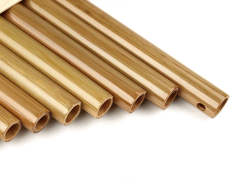 Китайский народный музыкальный инструмент Pan Flute Bamboo Panflute 10 труб духовой инструмент Panpipes Flauta ручной работы легко носить с собой