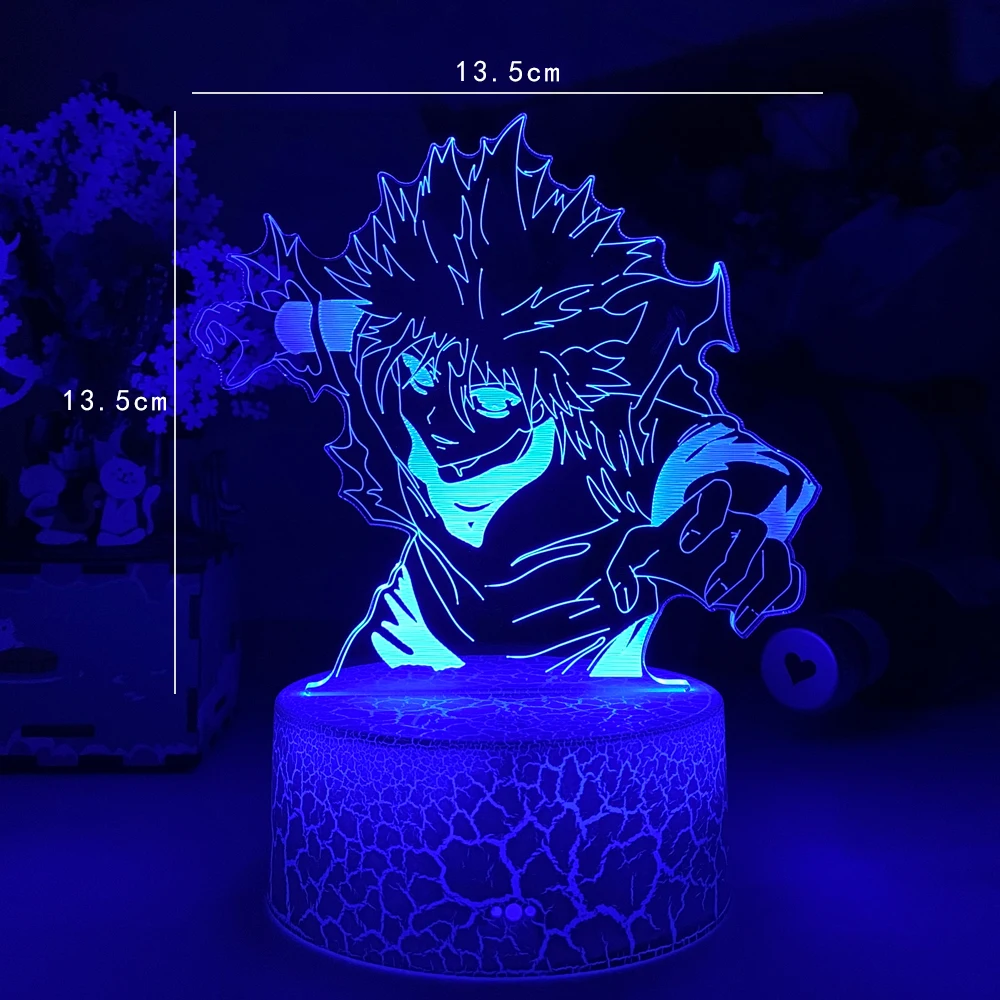 Новейший японский аниме Killua 3d светодиодный светильник для спальни Декор