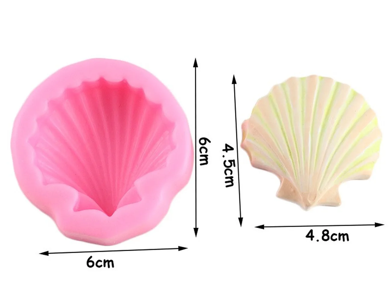 Форма ракушки силиконовая форма для выпечки сахар ремесленные формы DIY украшения