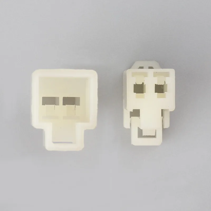 100 комплектов комплект 2 pin P Мужской Женский Белый пластиковый Кабель адаптер
