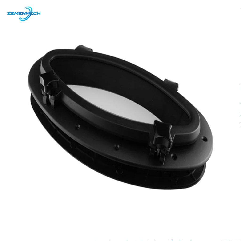 

Marine Boat Yacht RV Oval Shape Porthole ABS Plastic Oval Hatches Port Lights Replacement Windows Port Hole Opening Portlight