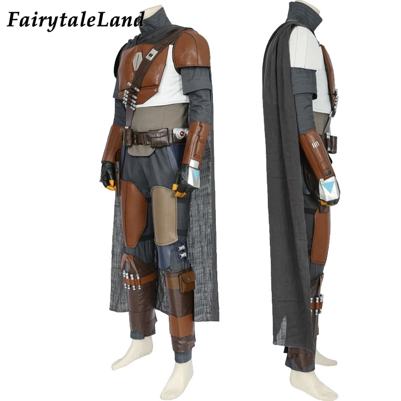 The Mandalorian Cosplay Oufit Halloween Costume Crisis on Infinite Earth Star Battle Uniform Helmet Superhero Suit Props