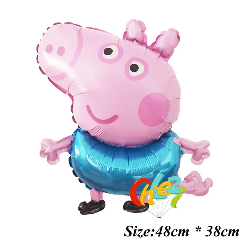 30 шт PEPPAPIG воздушные шары Джордж мальчик девочка день рождения украшение для дома PEPPAPIG Воздушный баллон гелия Рождество детский душ