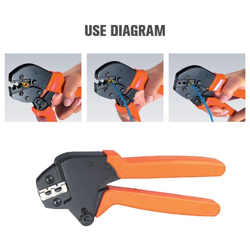 

KWANYIK Wire Cutter Automatic Crimping Wire Stripper Multi-functional peeling Tools Terminal Pliers 0.5mm-2.5mm