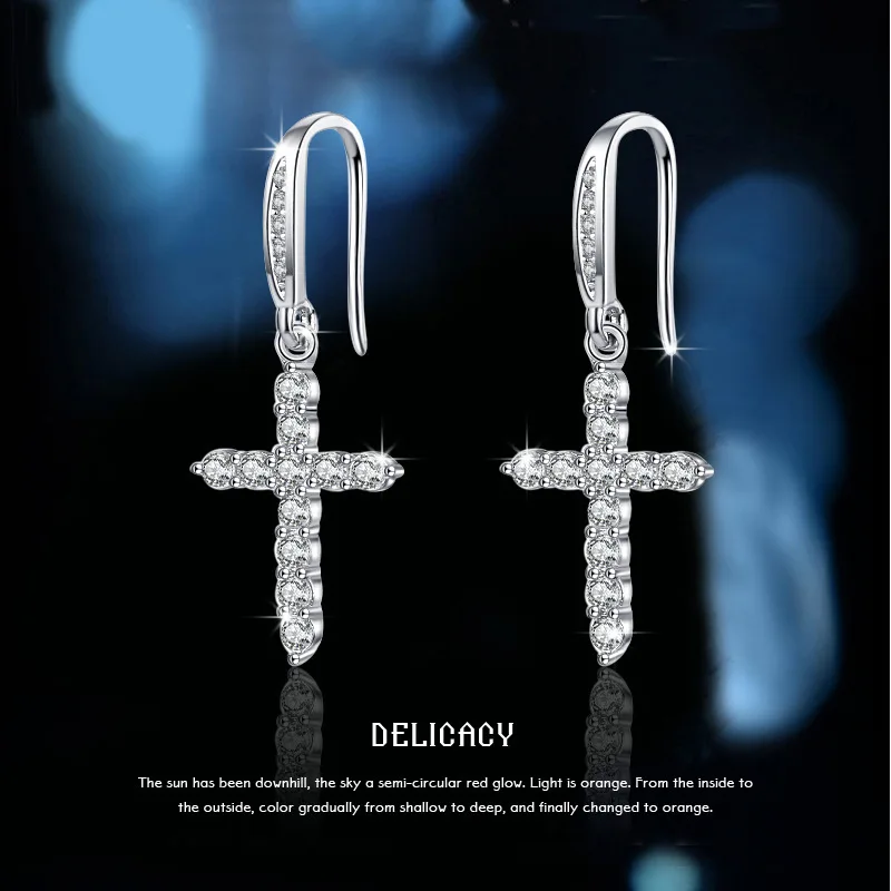 

Женские простые серьги-Крючки с перекрестными ушками