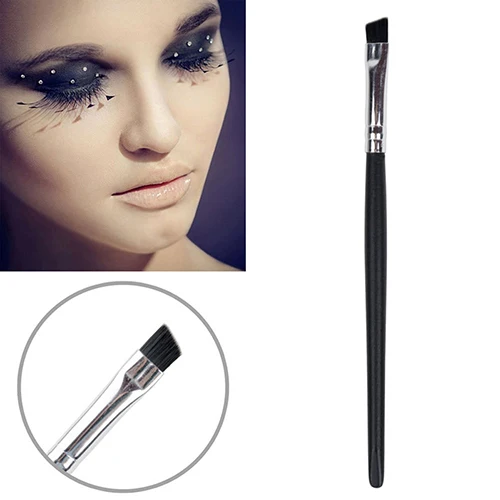 Makeup Brushes Set Professional Make up Tool Cosmetic Pro Black Angled Firm Tip Eye Eyeshadow Eyeliner Eyelash Eyebrow Lip Brush | Красота и
