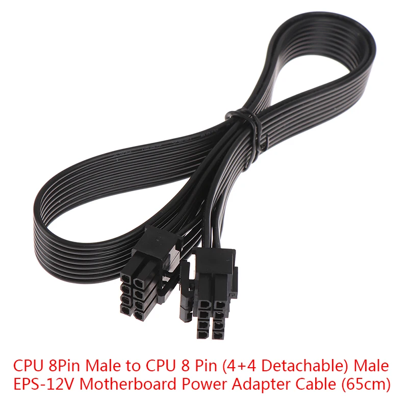 

Кабель адаптера питания 8Pin Male к CPU 8 Pin (4 + 4) Male для Corsair Power