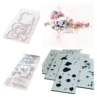 flower letter pattern new metal cutting dies stamps stencil for 2021 scrapbook diary decoration embossing template diy greeting