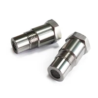 2pcs m18x1 5 o2 oxygen sensor extension spacer remove fault connector stainless steel universal