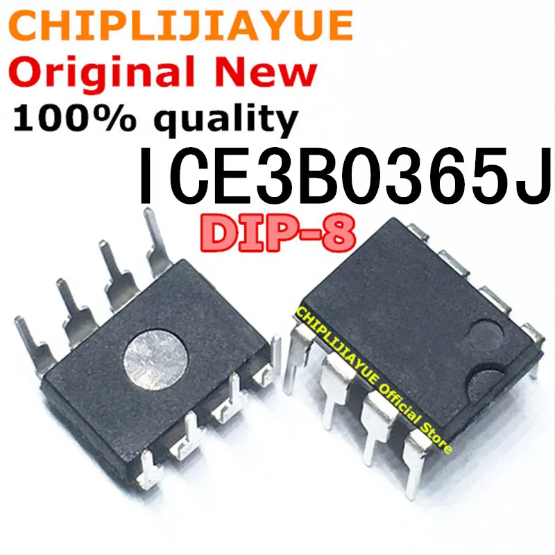 Новый и оригинальный чипсет IC 10 шт. ICE3B0365J DIP8 ICE3B0365 3B0365J 3B0365 DIP 8|Интегральные схемы| |