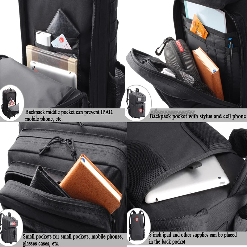 

Molle Military Tactical Backpack Large Capacity Outdoor Mountaineering Bags Hunting Hiking Camping Backpacks Men Army Backpack