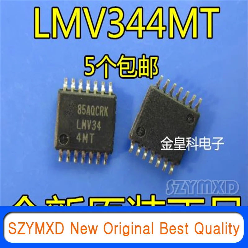 

10 шт./лот новый оригинальный LMV344MT LMV344MTX TSSOP-14 4 Op amp-op Amp Chip в наличии