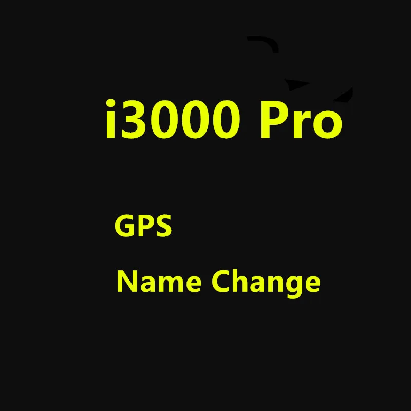 Для дропшиппинг i3000 Pro gps 1:1 размер беспроводной Bluetooth гарнитуры изменить имя PK h1 чип - Цвет: i3000 Pro