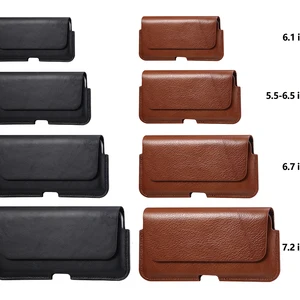 high grade leather case phone cover belt bag for iphone 12 mini 7 8 plus xr xs 11 pro max for samsung a50 a70 s20 s21 for huawei free global shipping