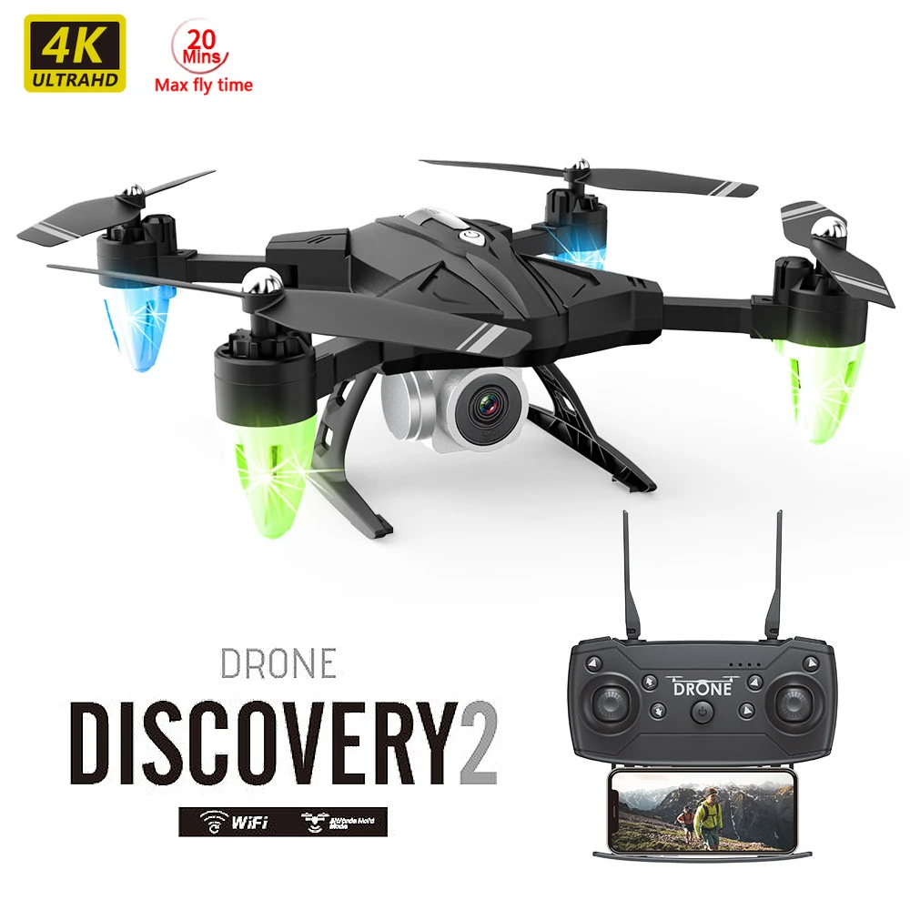 F69 FPV Дрон Квадрокоптер с камерой Профессиональный 4K вертолет удержание высоты GPS