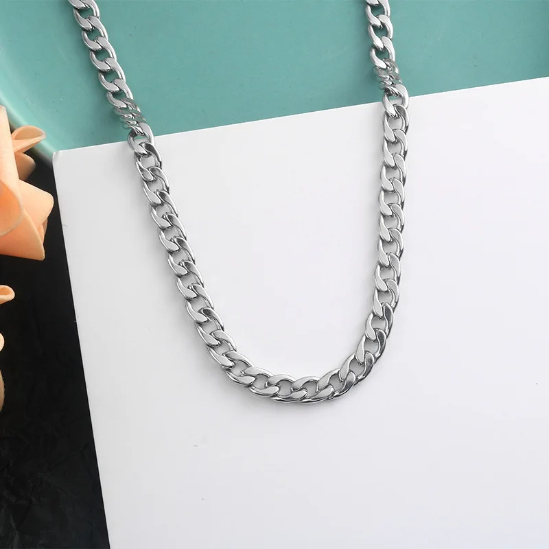 

New Necklace male titanium steel non-fading wild style European and American street hip-hop personality trendy cool necklace