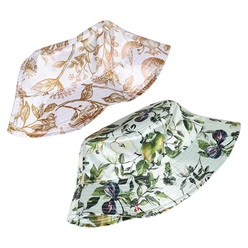 

2021 Summer Adult Bucket Hat Fisherman Hat Reversible Fishing Hat Graffiti Bob Caps Hip Hop Creative Tie Dye Gorros Men Women